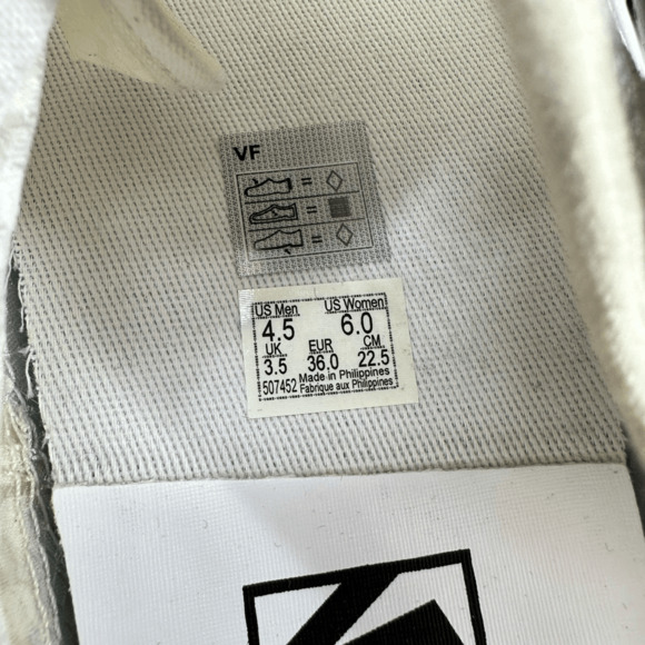 Vans Old Skool Tapered Modular Sneakers Mesh Polka Dot Cream Size 6 - Picture 14 of 14